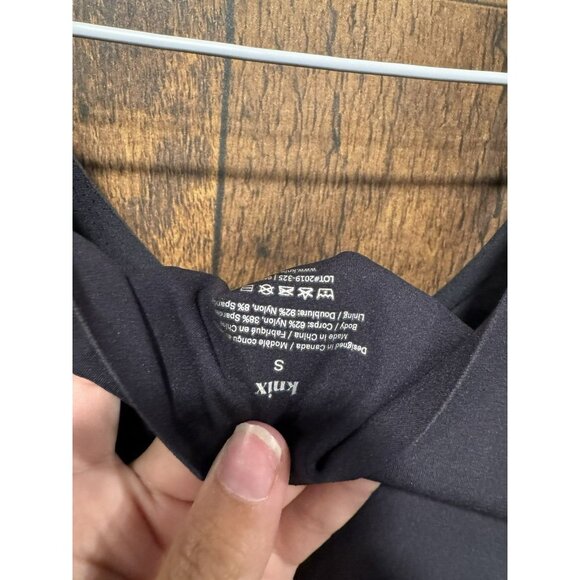 Knix Women’s Tank Bra Shirt Black Small EUC - Picture 3 of 3